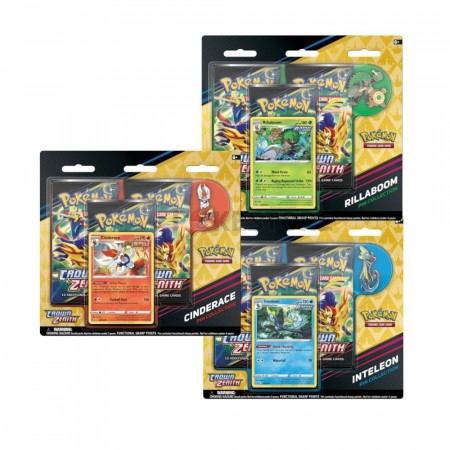 (SKIP THE LINE) Crown Zenith 3pk blister m/pin artsett (Åpnes Live)